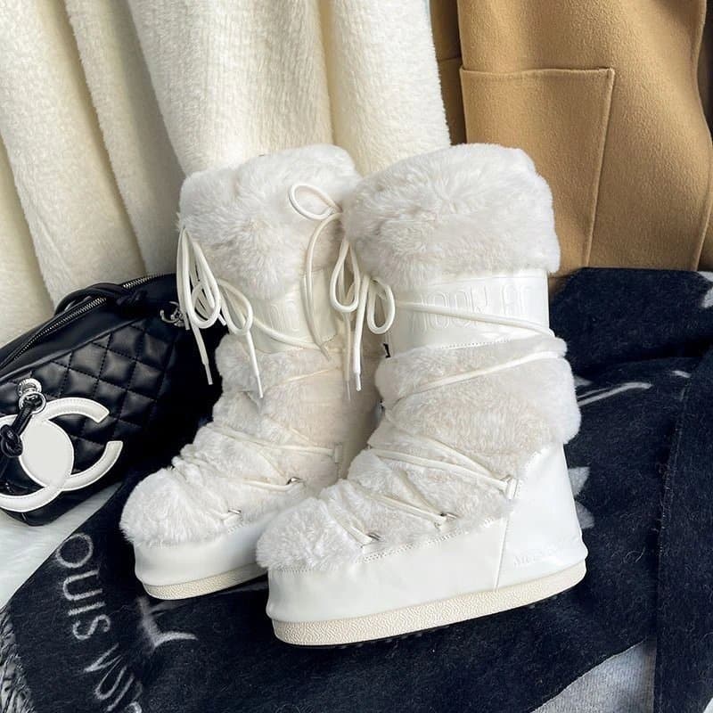 Miu Miu Moon Boot Fur Trim