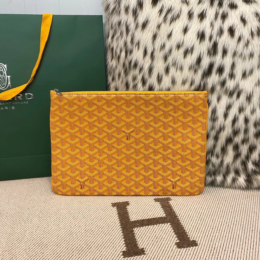 Goyard Saint Louis Pouch Goyardine Canvas