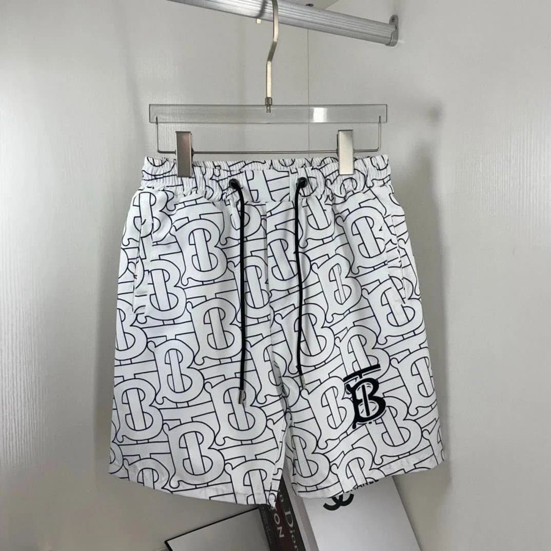 Burberry Monogram Print Shorts All-Over TB Logo