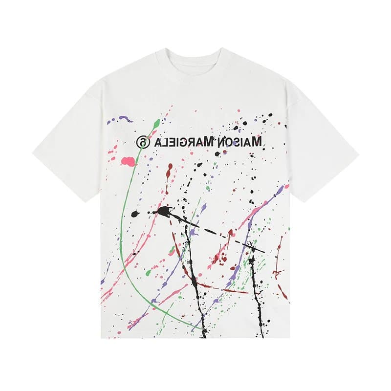 Maison Margiela Numbered Neck Tee White Numerals — 688白色
