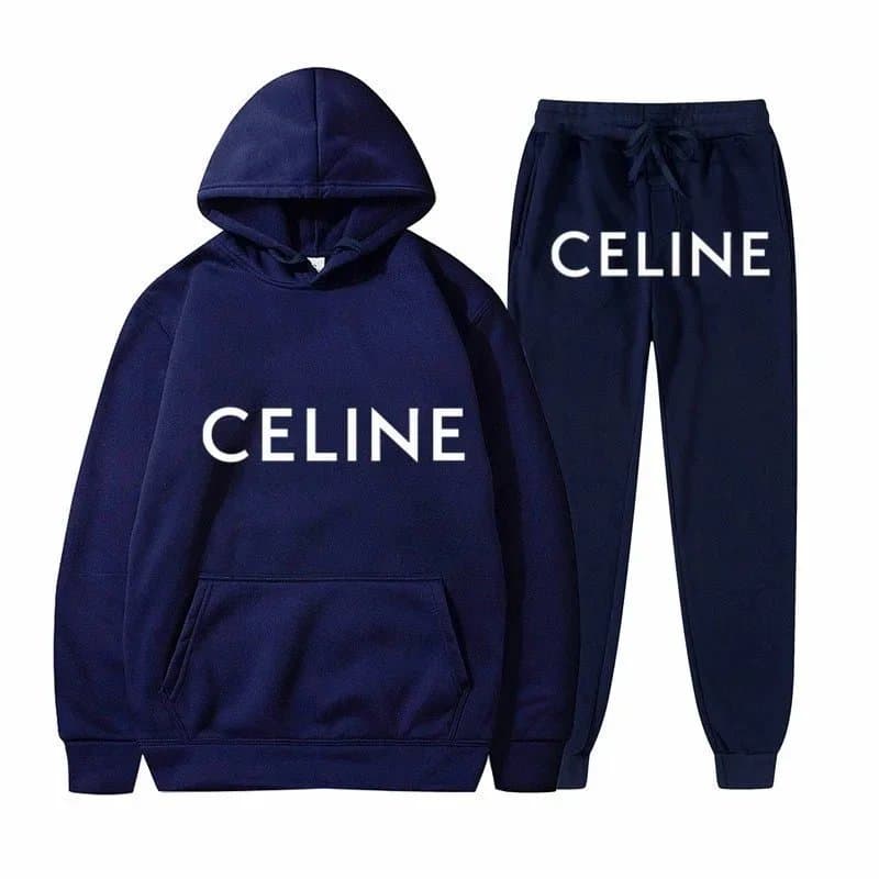 Celine Logo Joggers White Logo — 12