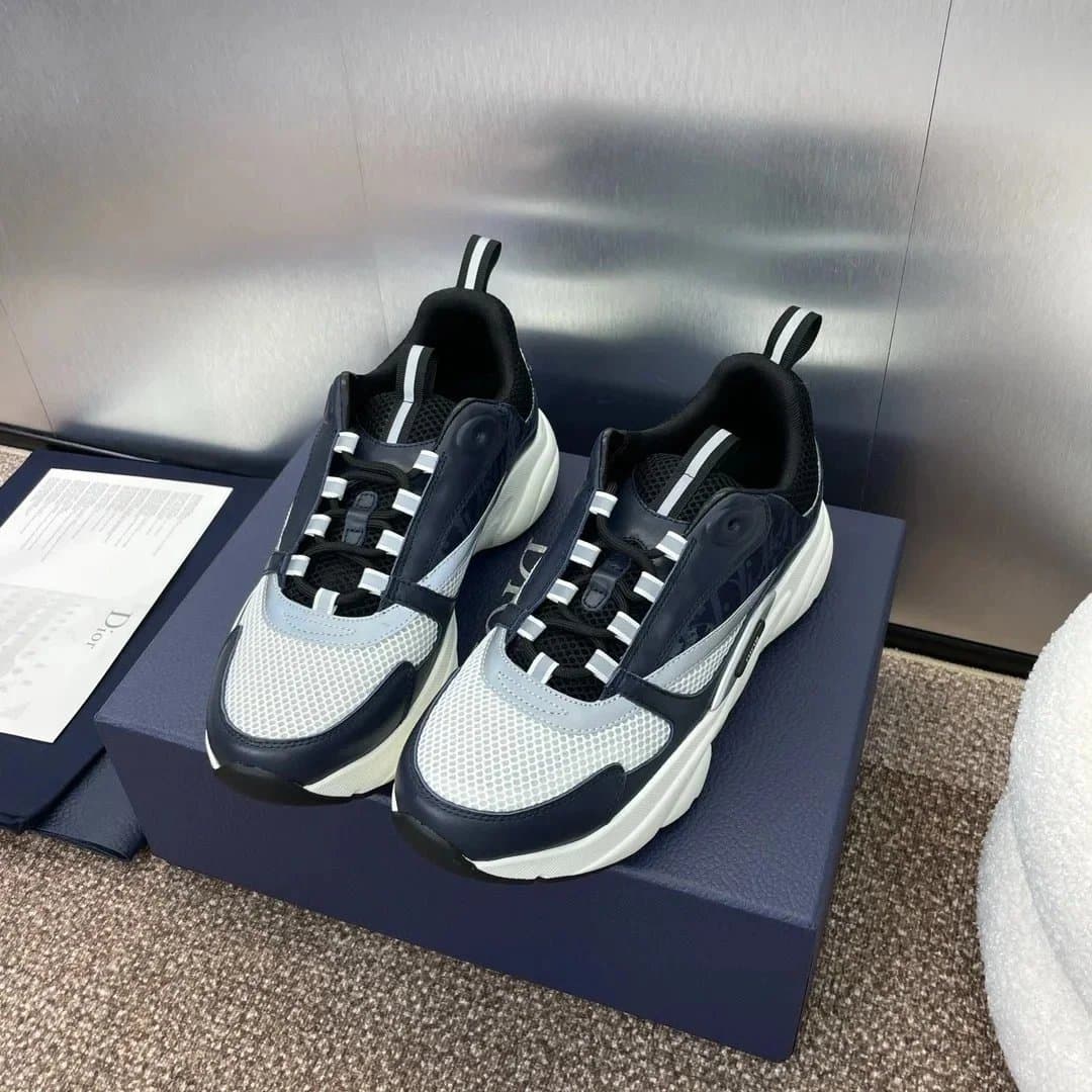 Dior B22 Sneaker Navy White Grey