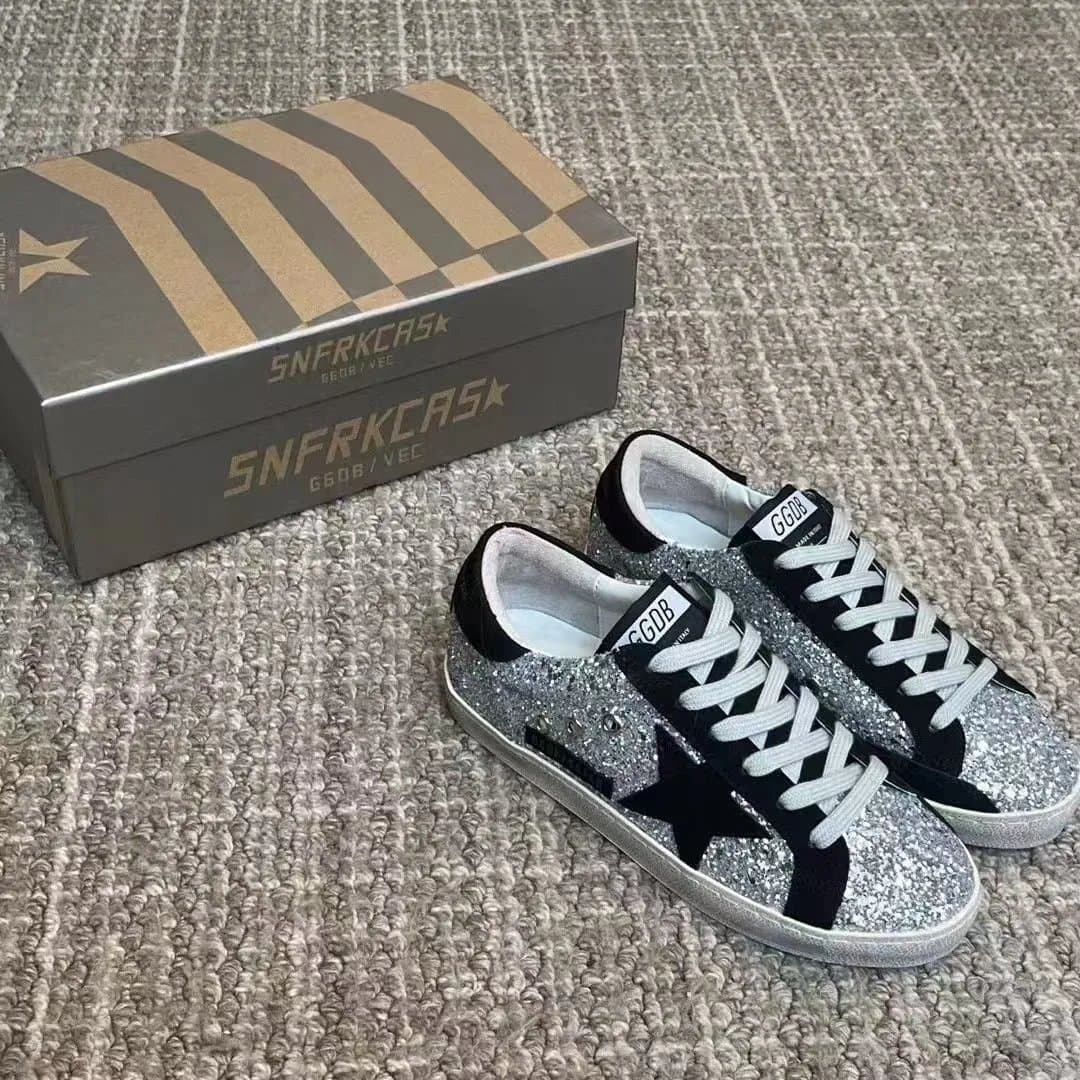 Golden Goose Superstar Glitter Star