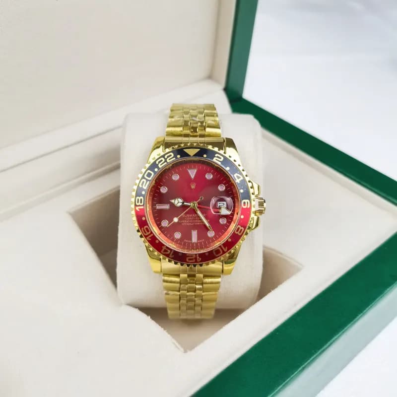 Rolex Submariner Two-Tone Blue Dial — 四针可乐圈五铢金色 黑红圈红面