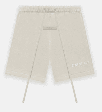 Fear of God Essentials Drawstring Shorts Essentials Logo — 9小麦色（毛圈）