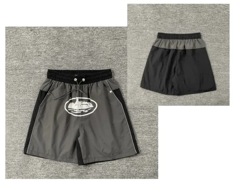 Converse Basketball Shorts Star Logo Panel — 8303#Gray mark