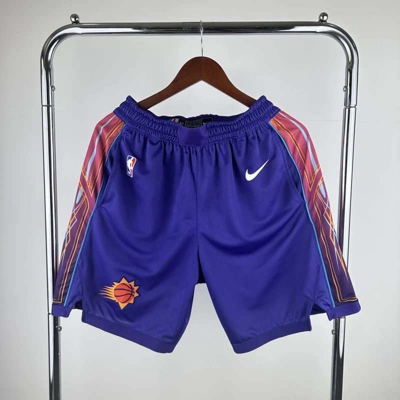Nike Training Shorts Navy/Red Print — 24赛季太阳队 城市版 球裤