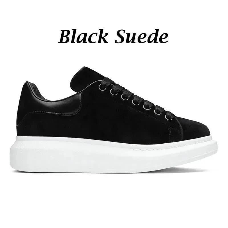 Alexander McQueen Oversized Sneaker Black Suede