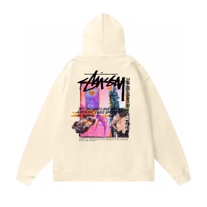 Carhartt Hooded Sweatshirt Embroidered Logo — 124 apricot