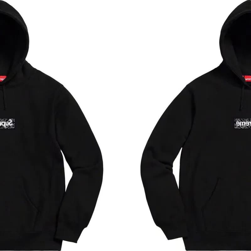 Supreme Box Logo Hooded Sweatshirt Orange — 黑色513