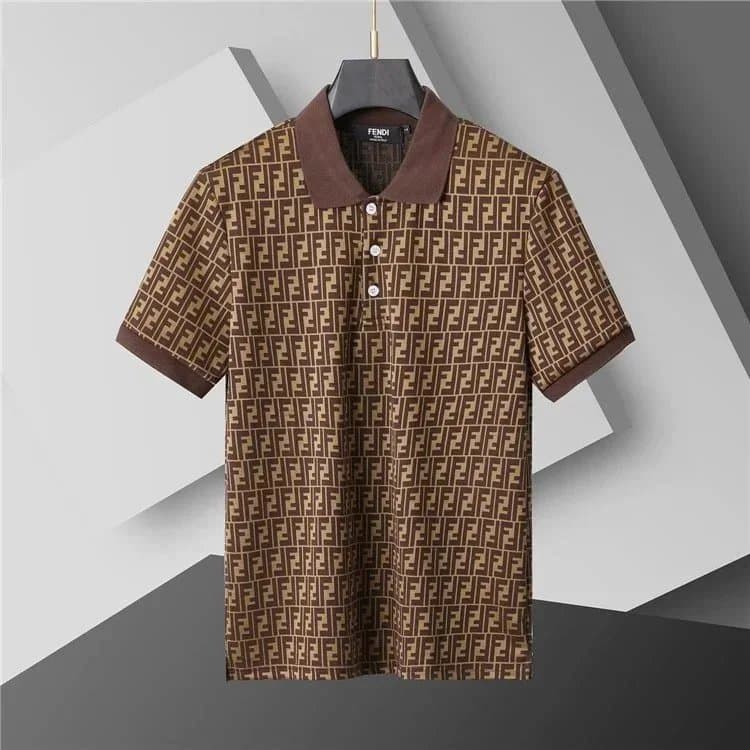 Moncler Polo Shirt Contrast Trim — 420卡色