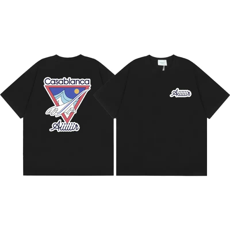 Graphic Tee Casablanca Triangle Print