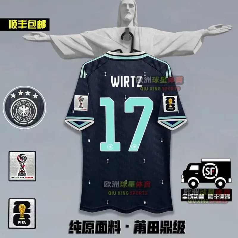 Adidas Germany 2006 World Cup Away Jersey Wirtz #17