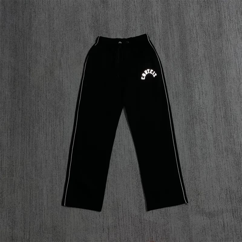 Gallery Dept. Zip-Up Hoodie Heather Grey with White Lining — 6006 black pants
