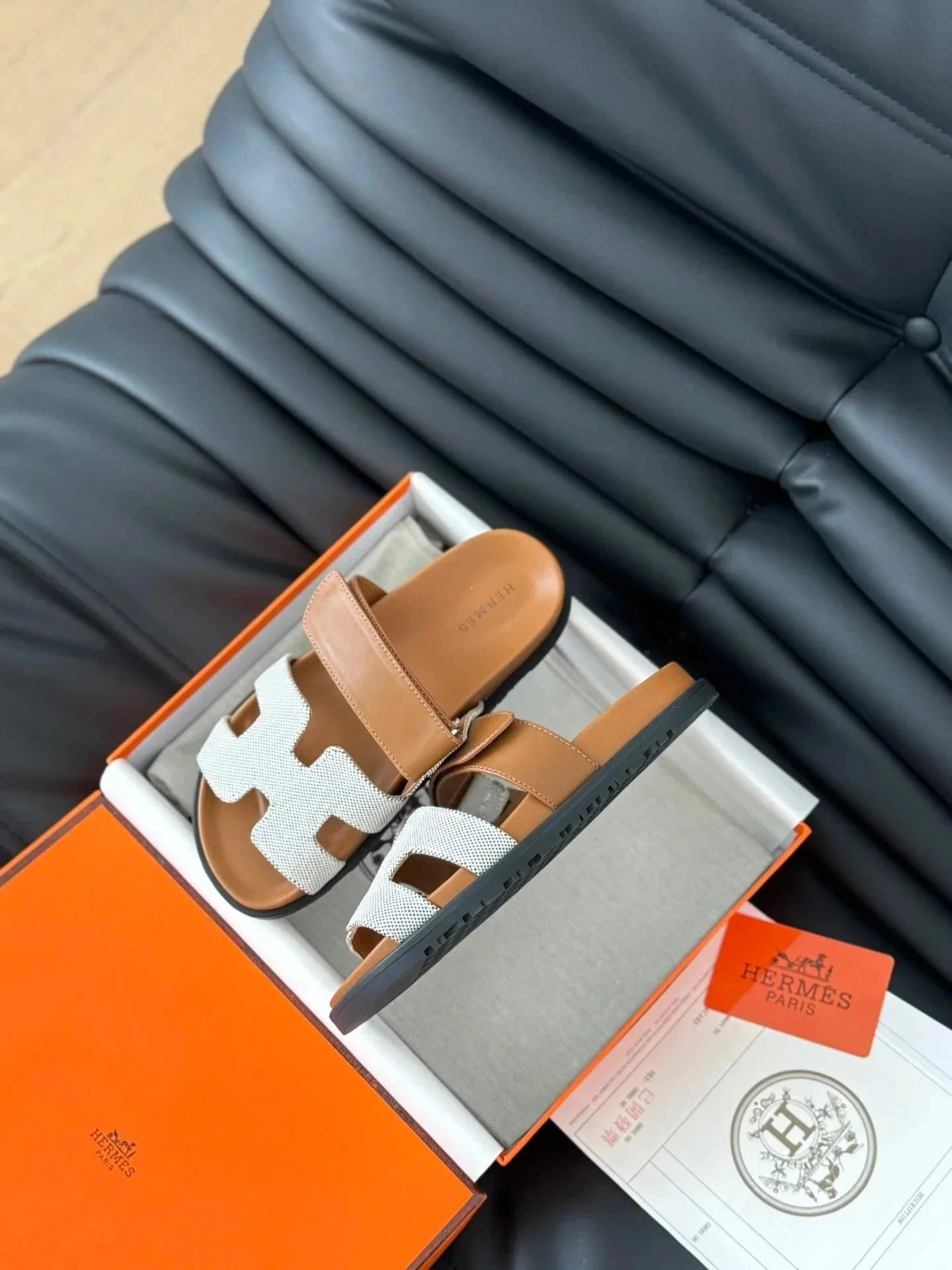 Hermès Oran Sandal H Logo Strap