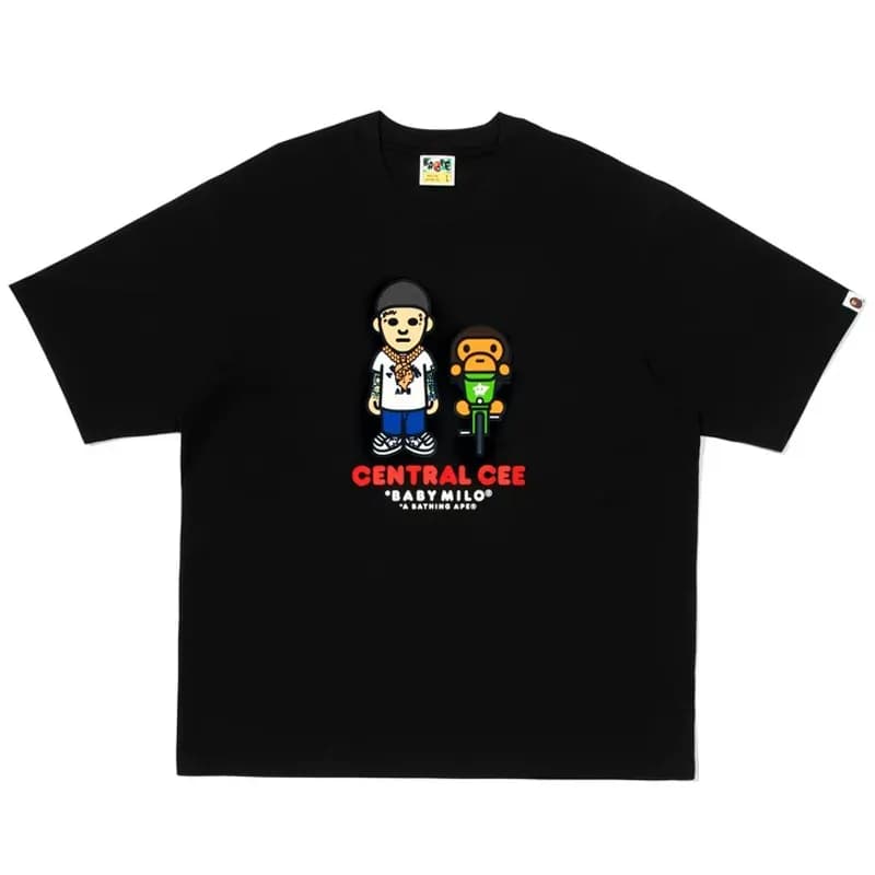 BAPE × Corteiz Graphic Tee Central Cee x Baby Milo