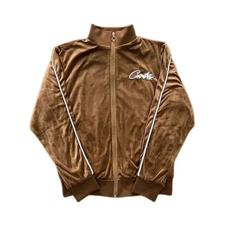 Broken Planet Track Jacket Velvet Logo