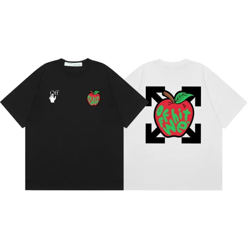 Off-White Graphic T-Shirt Diagonal Arrow Print — F28白色