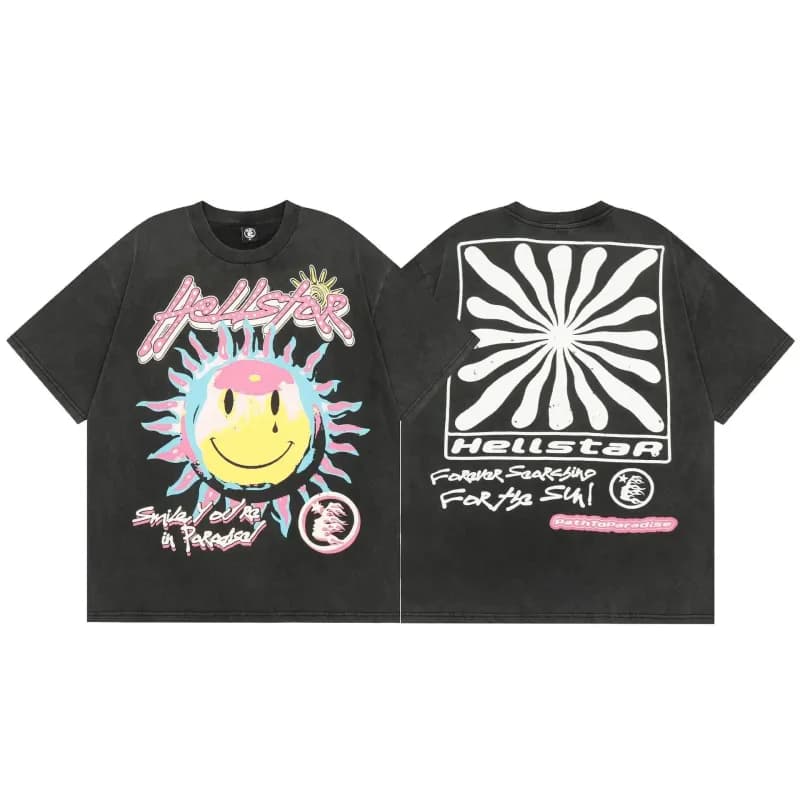Hellstar Graphic Tee Smiley in Paradise