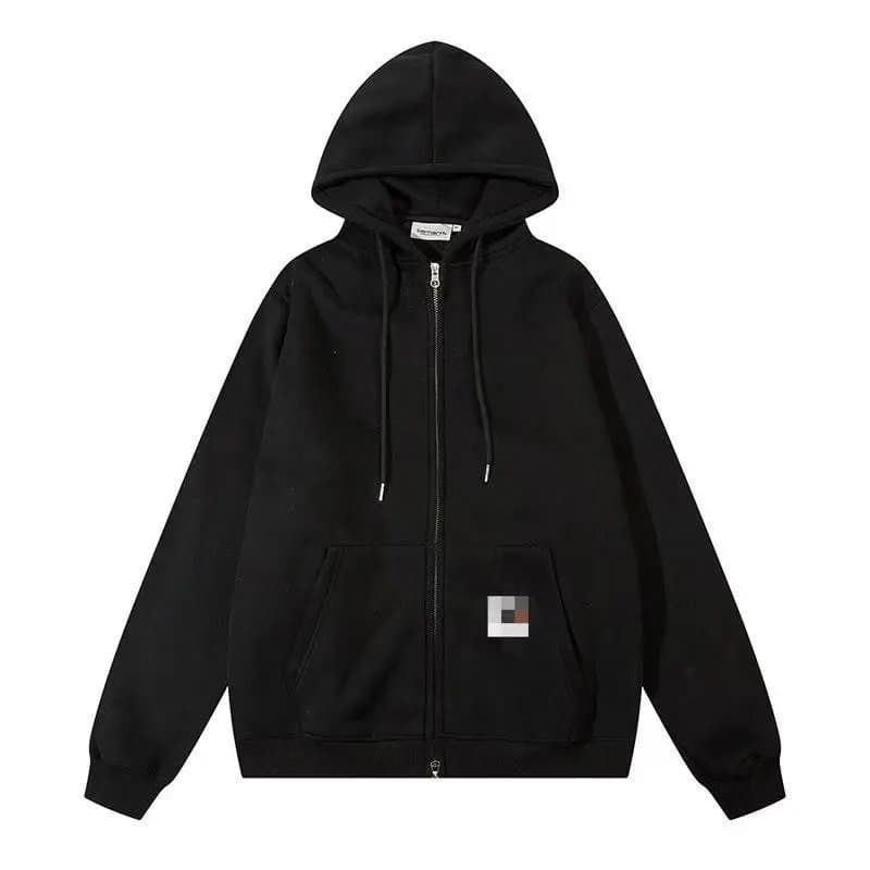 Carhartt Zip-Up Hoodie Solid Black