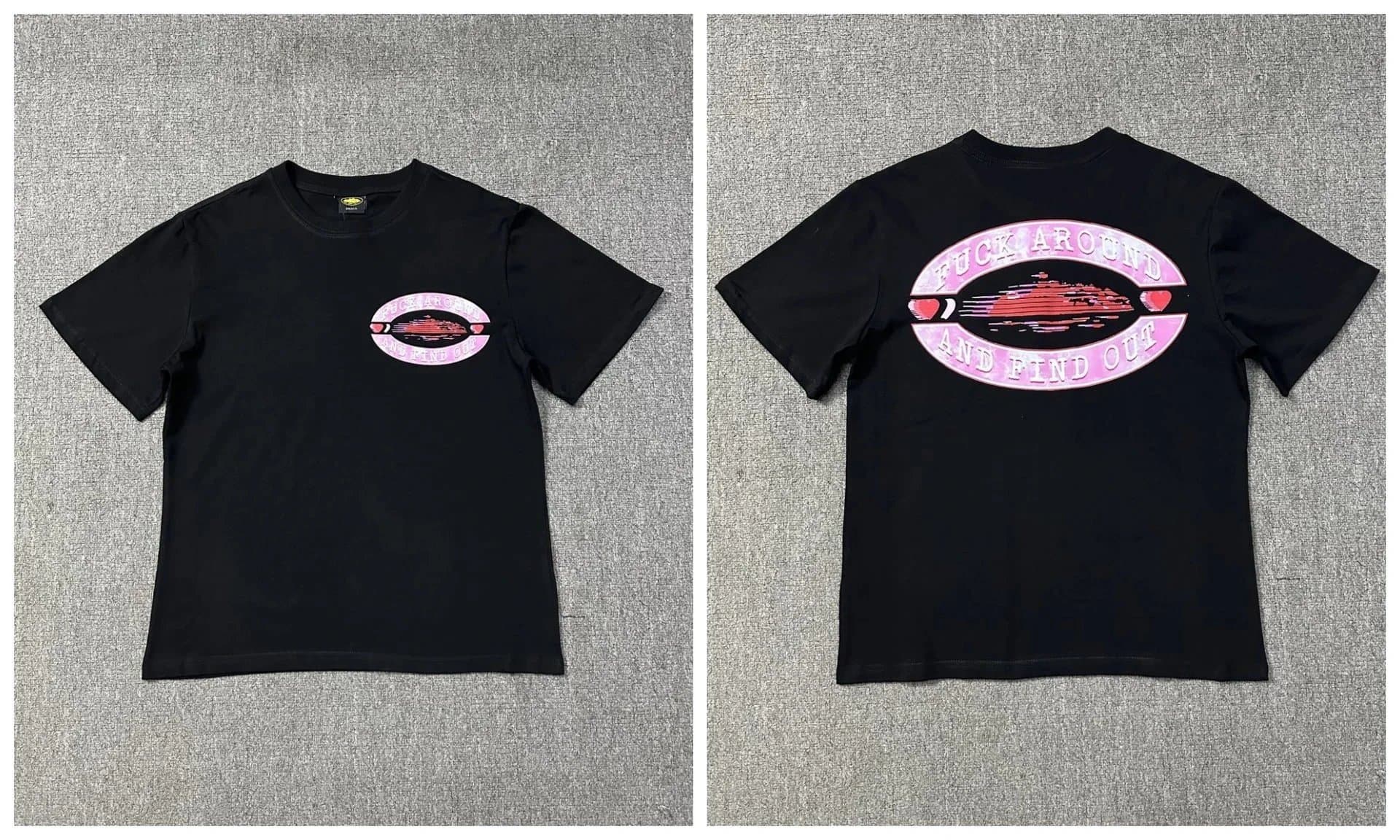 Sp5der Graphic Tee Embroidered Logo — 3216黑色