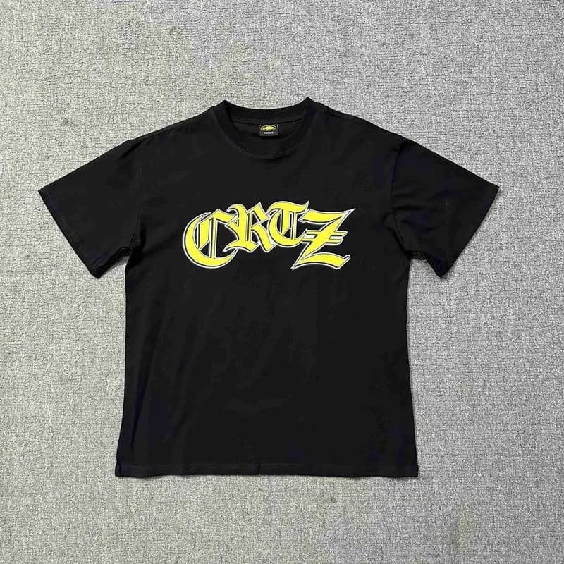 Graphic Tee Corteiz Script Logo — Style 52