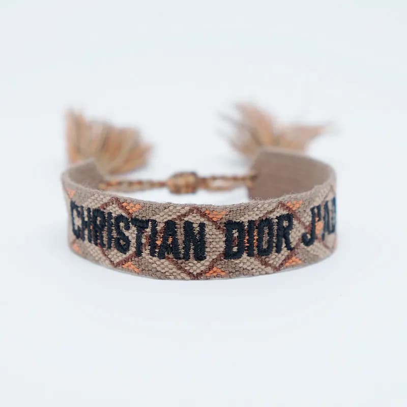 Embroidered Woven Bracelet Christian Dior J'ADIOR