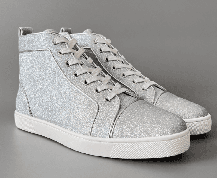 Christian Louboutin High-Top Sneaker Python-Embossed — 高帮9