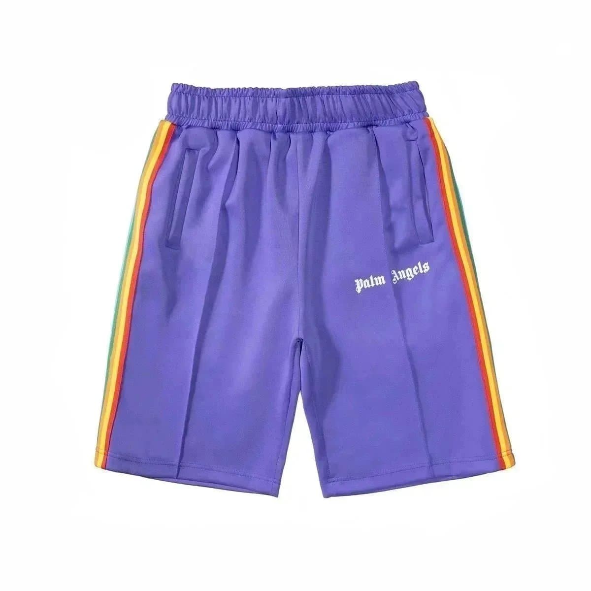 Palm Angels Logo Shorts Gothic Print — 25*High version