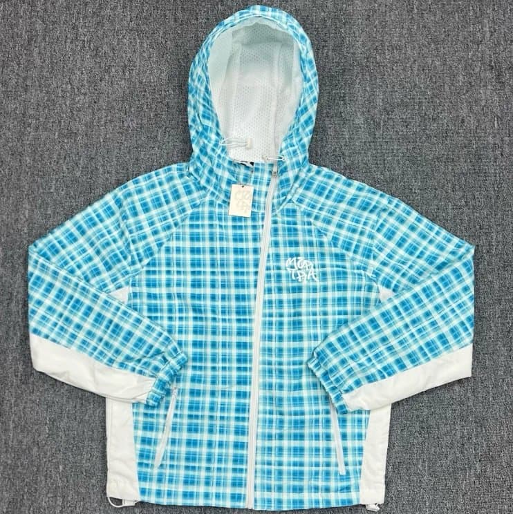 Gallery Dept. Hooded Windbreaker Checkered