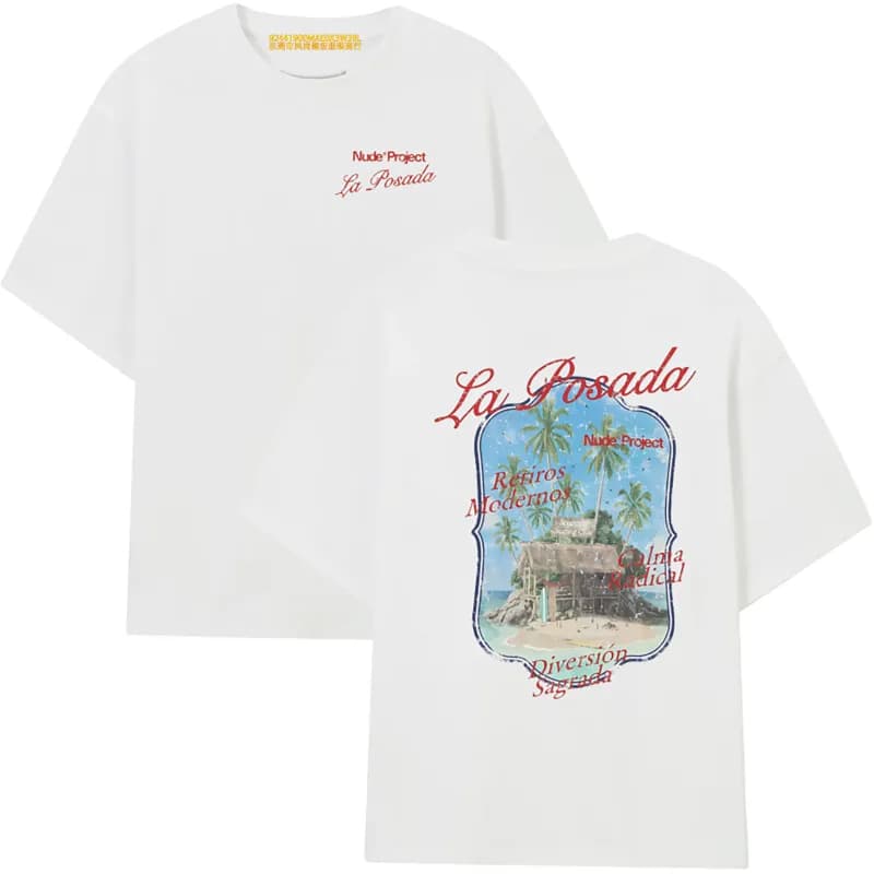 Nude Project La Posada Tee Tropical Print
