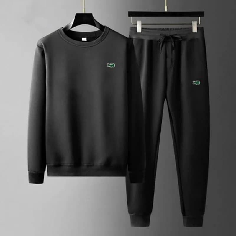 Lacoste Crewneck Sweatshirt & Joggers Set Classic Croc Logo