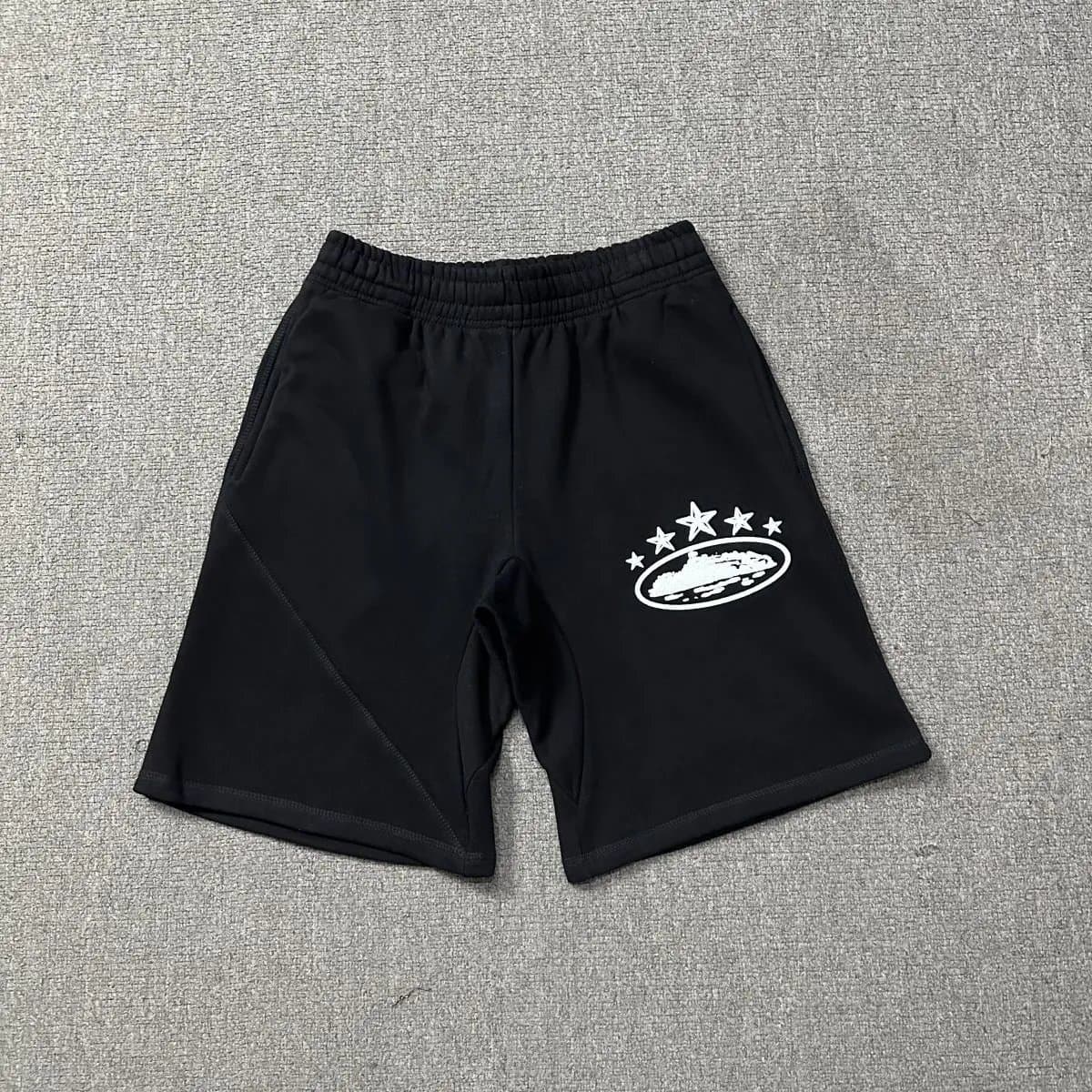 Travis Scott Logo Shorts Gold Script — 27