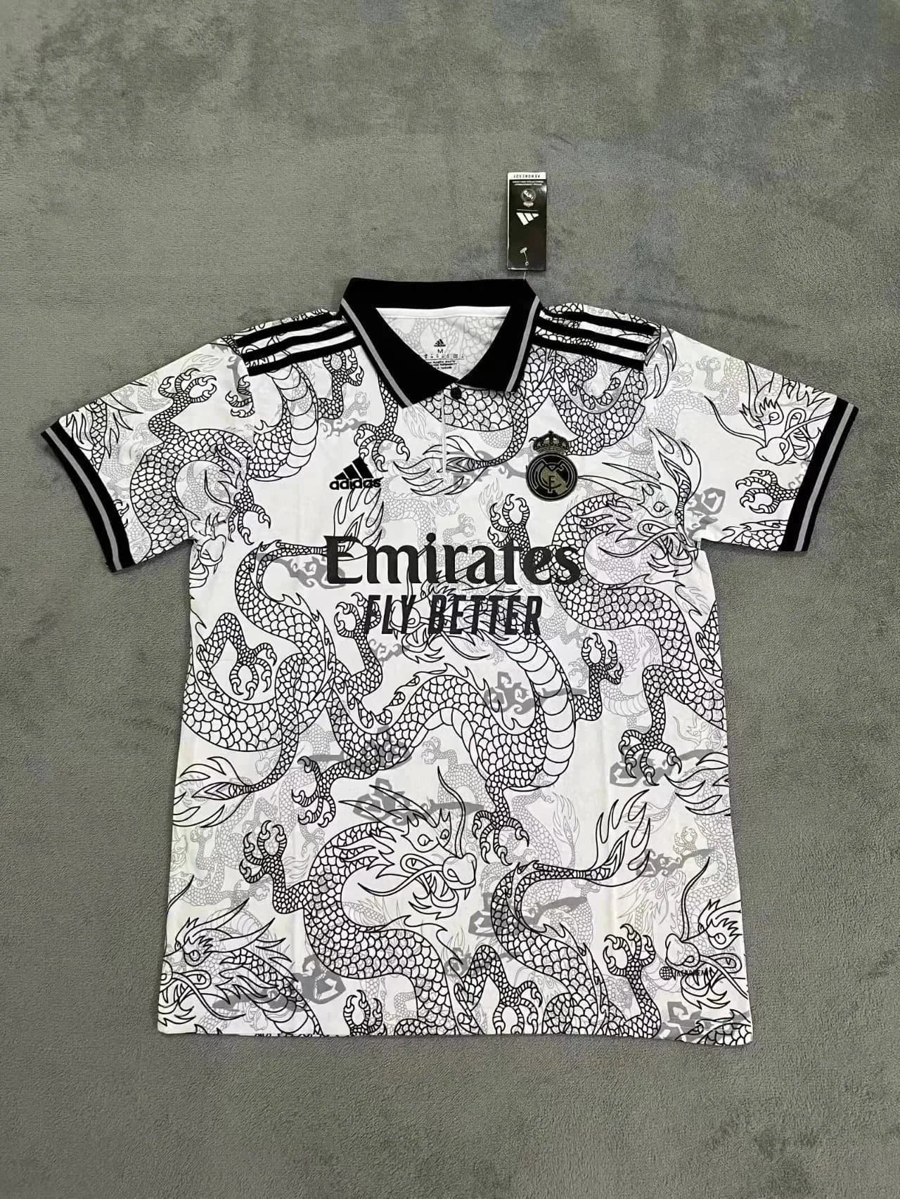 Adidas Real Madrid Home Jersey Dragon Print