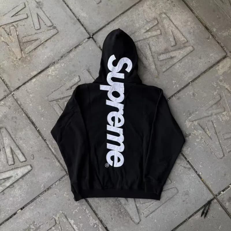 Supreme × Marvel T-Shirt Spider-Man Box Logo — 黑/大标卫衣