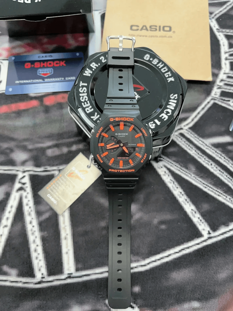 Casio G-Shock Black Orange