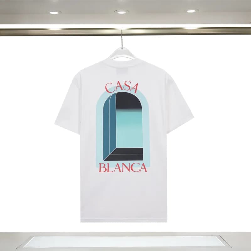 Prada Cotton T-Shirt Triangle Logo Pocket — 881 front and back print white