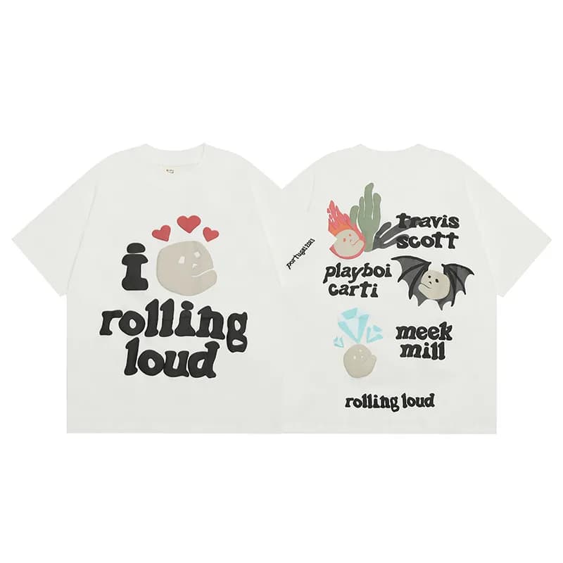 Travis Scott Rolling Loud Tee Collab Graphic