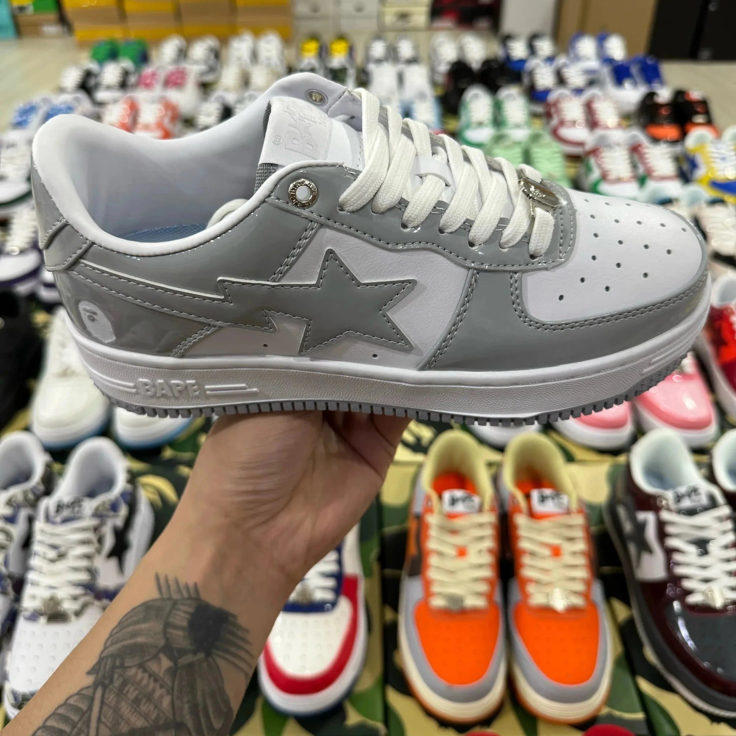Bape Sta Clear Grey