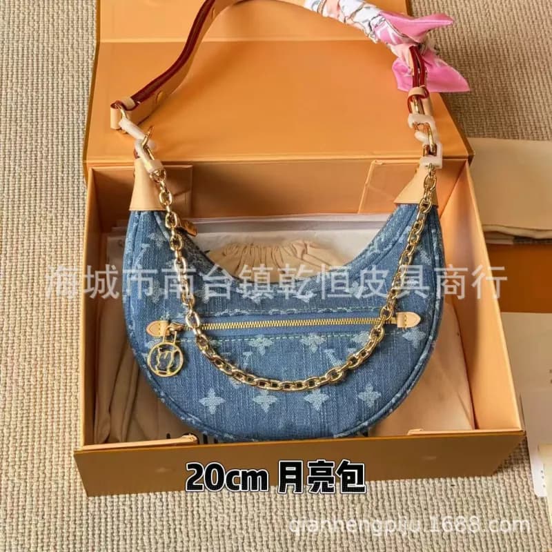 Louis Vuitton On The Go Denim Monogram