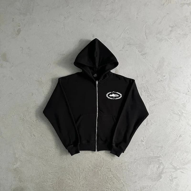 Gallery Dept. Zip-Up Hoodie Logo Patch