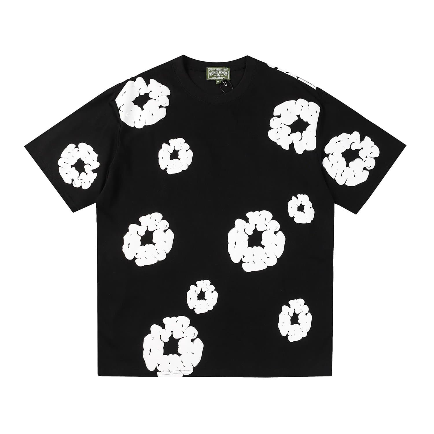 Balenciaga Scrunchie Shorts Cloud Print — 黑色短袖