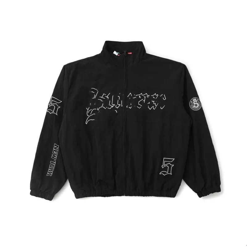 Supreme Track Jacket Distorted Logo