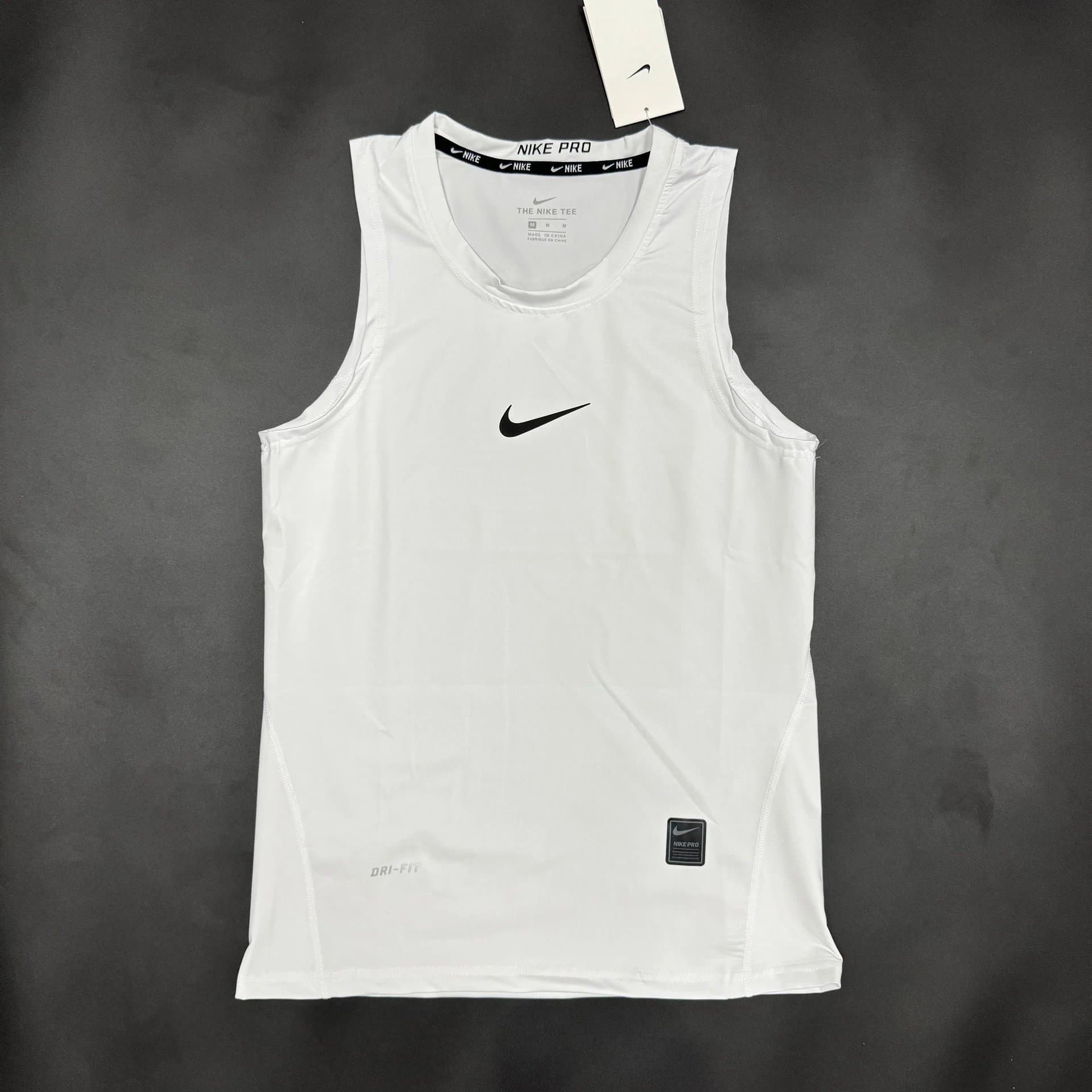 Nike Pro Tee NBA Logo — 04背心白色