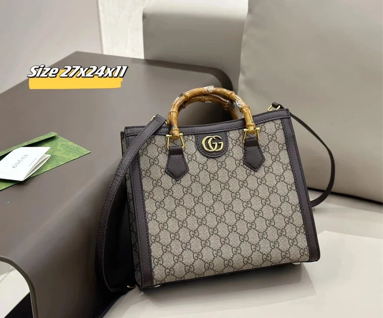 Gucci Horsebit 1955 Mini Top Handle Bag Smooth Leather — 24