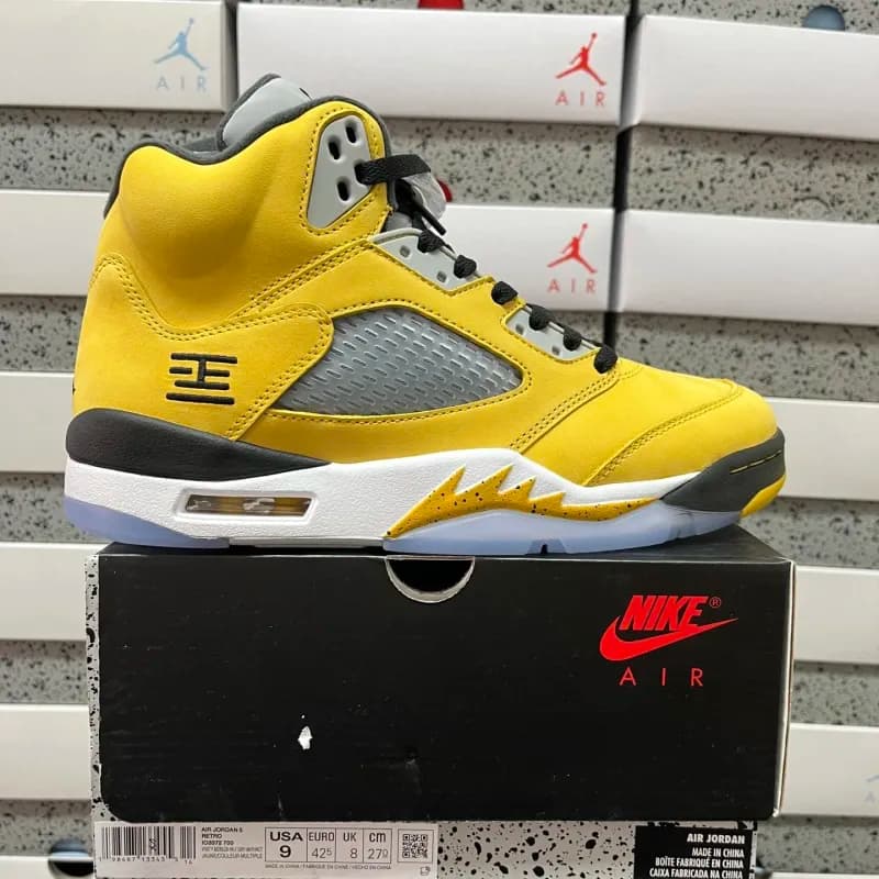 Air Jordan 4 Retro White/Red-Black — AJ5黄色 IO3372-700