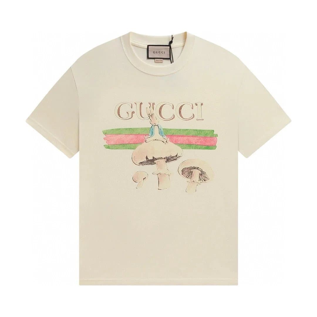 Gucci Logo T-Shirt Rainbow Web — 0103088CPZC