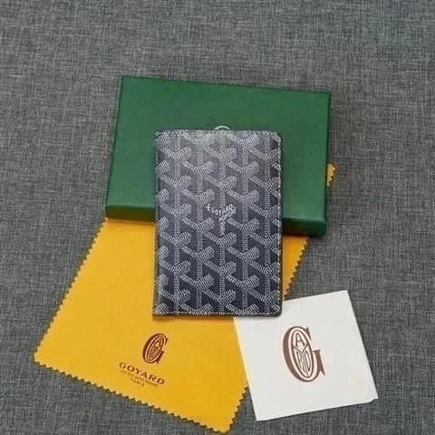 Goyard Saint Louis Passport Holder Goyardine Canvas