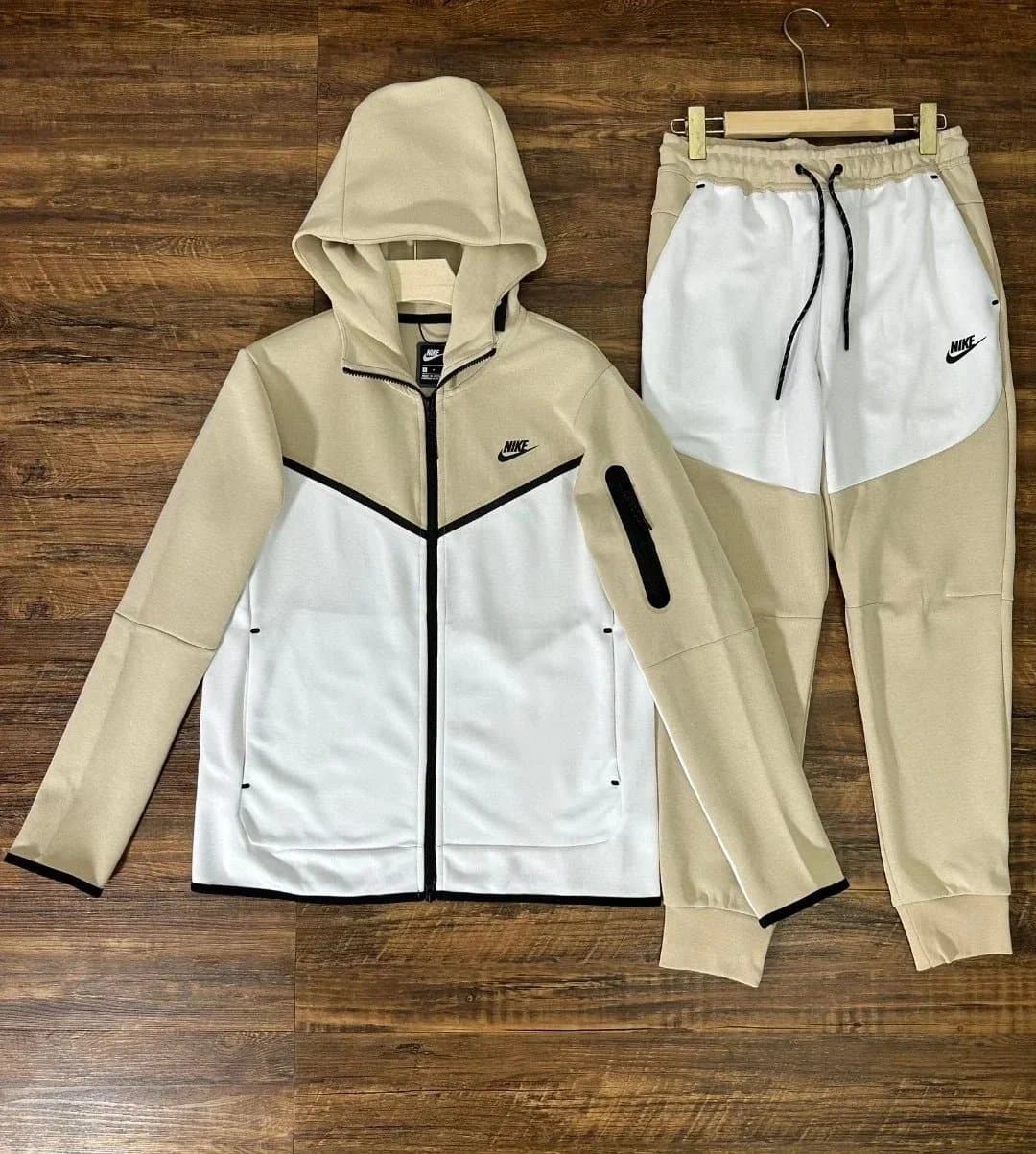 Nike Track Pants Solid White — NK-04