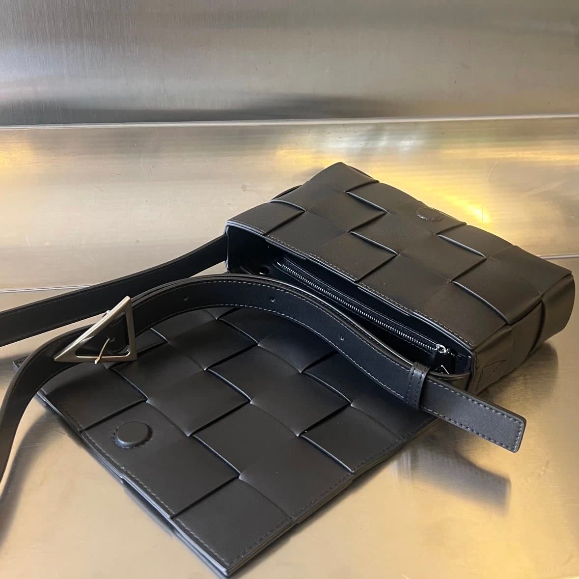Bottega Veneta Cassette Woven Leather